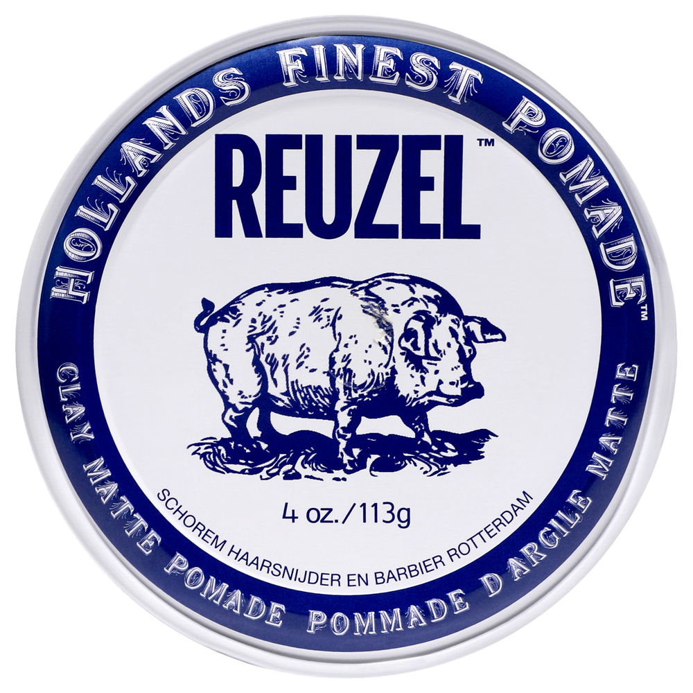 Clay Matte Pomade BY Reuzel for Men 4 oz Pomade